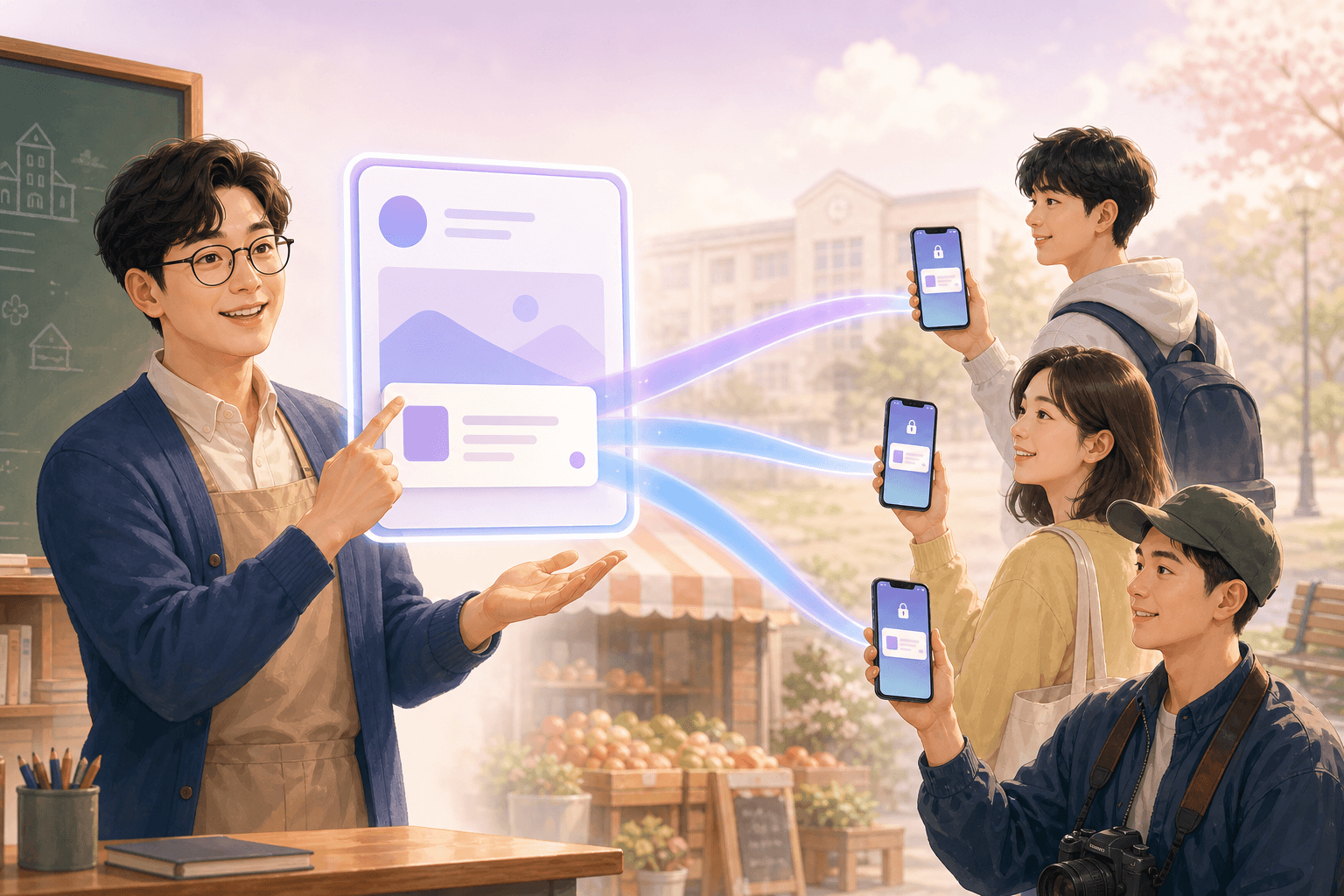 Lockcontroller — 잠금 화면 채널 공지 미리보기